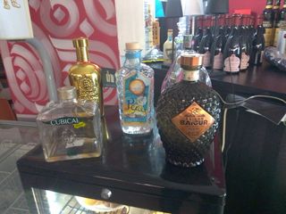 Lotto 5 bottiglie vuote Gin
