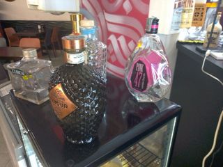 Lotto 5 bottiglie vuote Gin
