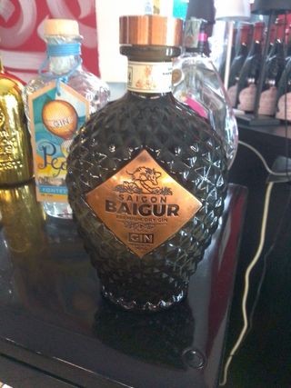 Lotto 5 bottiglie vuote Gin