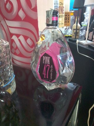 Lotto 5 bottiglie vuote Gin