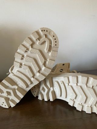 Stivaletti 39 in tela grezza Made in Italy