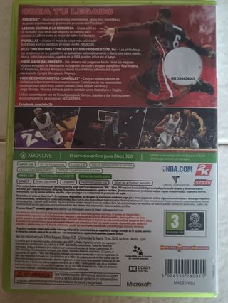 Xbox 360 NBA 2K14 con Kinect