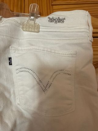 Pantalones Levi's Blancos una42/44
