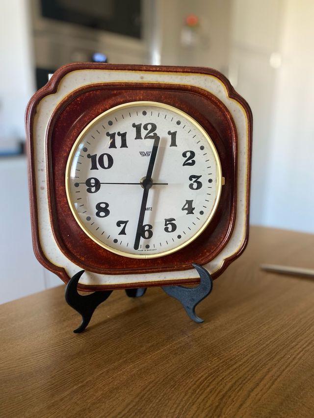 Reloj de cerámica para cocina funciona perfecto