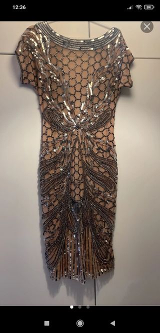 Vestido de fiesta con lentejuelas