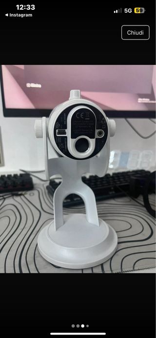 Blue Yeti Microfono Bianco
