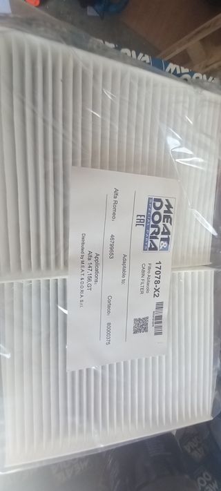 Kit Tagliando Filtri Alfa Romeo 147 1.9 JTD