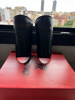 Botas de hockey Reno/rodilleras/espinilleras
