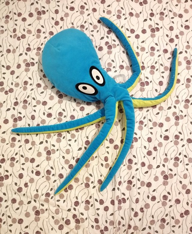 Peluche Pulpo IKEA Azul