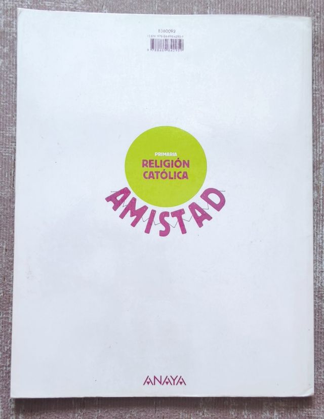 LIBRO TEXTO RELIGIÓN 3°PRIM ISBN: 9788469842959