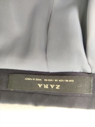 Traje Azul Marino Zara