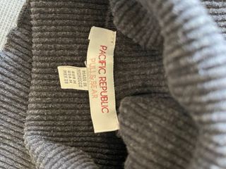 Pull&Bear Jersey Gris Cuello Alto