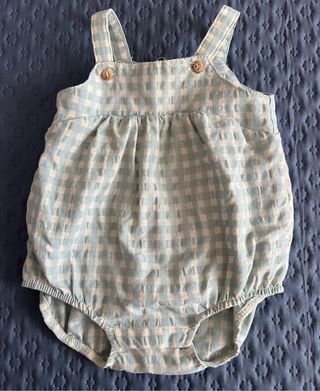 Peto de bebé cuadros