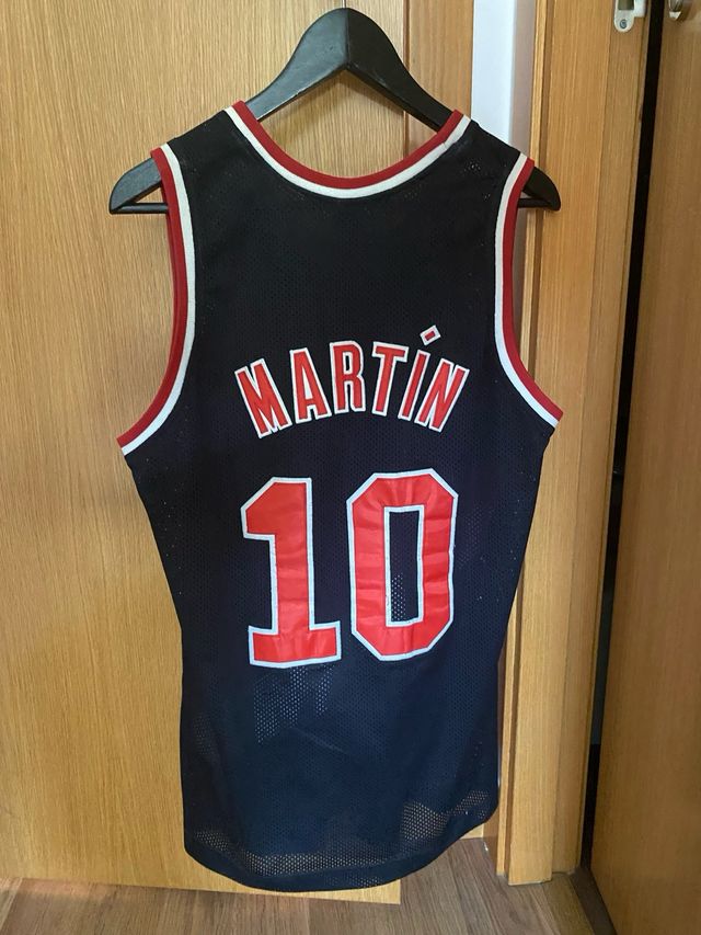 Camiseta Baloncesto Blazers 10 Fernando Martin