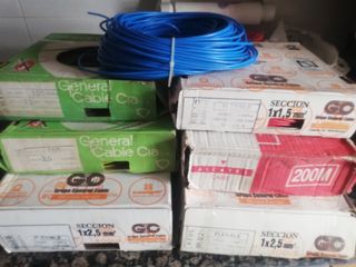 1040m de Cable eléctrico flexible 1x2,5mm² y 1x1,5