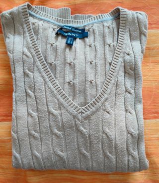 Jersey Gant beige talla S