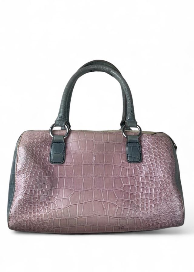 Borsa Guess rosa e grigia