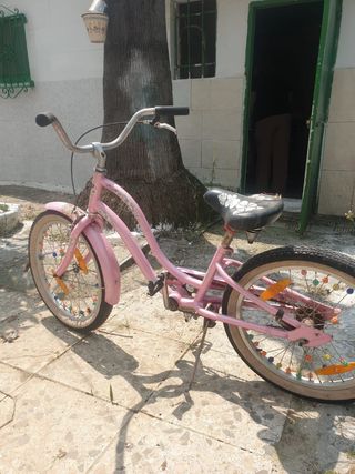 Bicicleta Electra Rosa