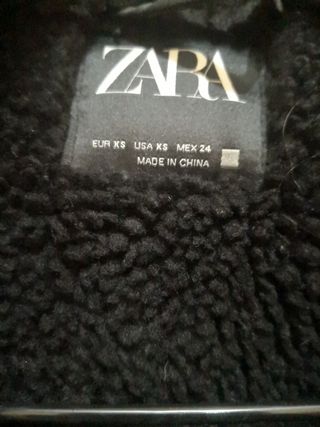 Chaqueta Zara Negra Talla M