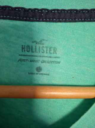 Camiseta Hollister verde