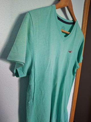 Camiseta Hollister verde