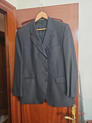 Traje de ceremonia gris marengo El Corte Inglés XL