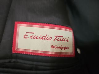 Traje de ceremonia gris marengo El Corte Inglés XL