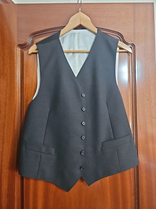 Traje de ceremonia gris marengo El Corte Inglés XL