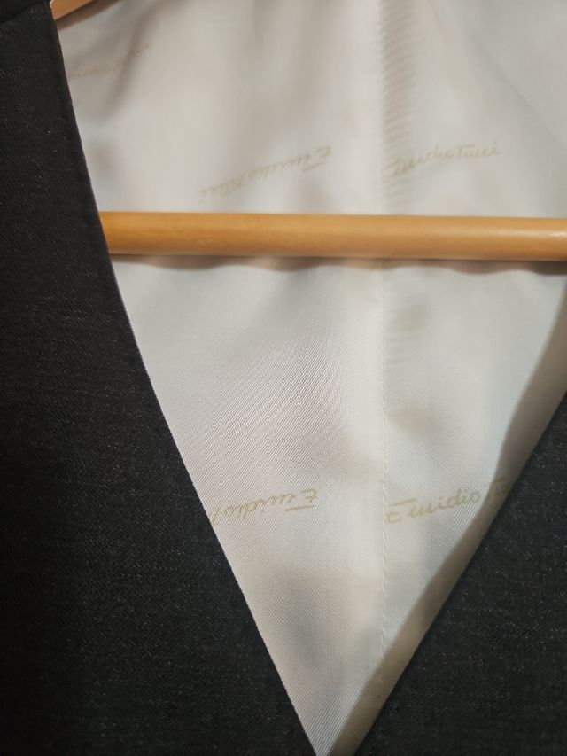 Traje de ceremonia gris marengo El Corte Inglés XL