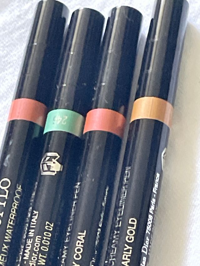 4 Matite Dior Diorshow Stylo Coral & Green