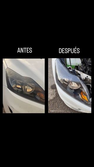 Pulido faros polímero