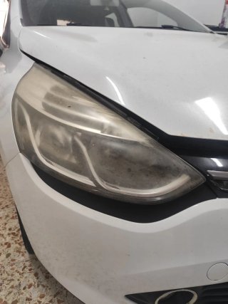 Pulido de faros con polímero