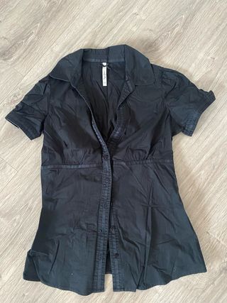 Camisa Pepe Jeans Negra Manga Corta