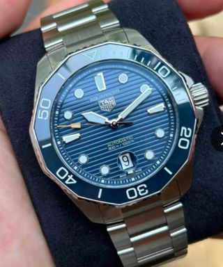 Reloj TAG Heuer Automático Azul/Plata Nuevo