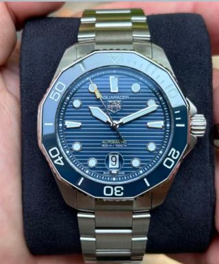 Reloj TAG Heuer Automático Azul/Plata Nuevo