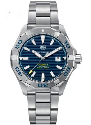 Reloj TAG Heuer Automático Azul/Plata Nuevo