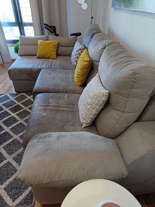 Sofá modular gris