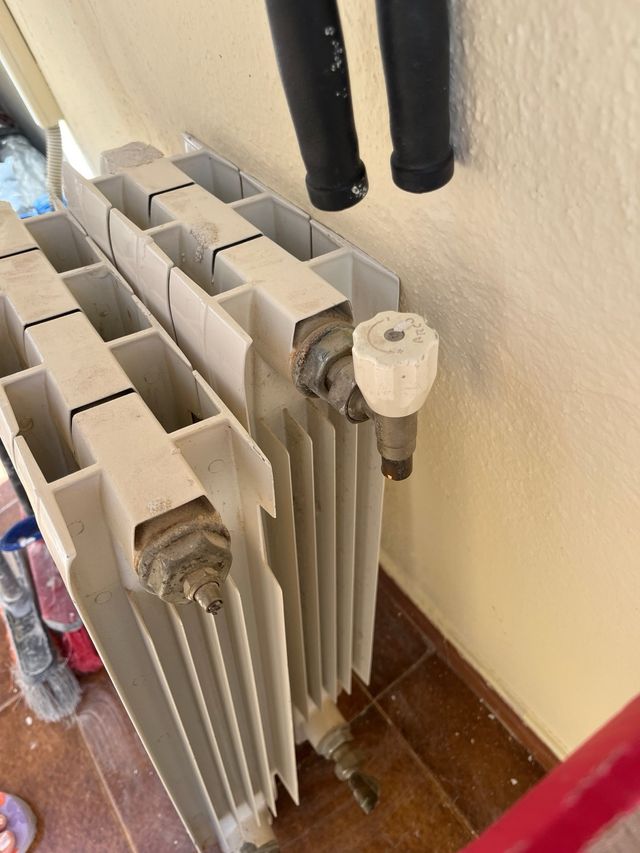 2 Radiadores panel blanco