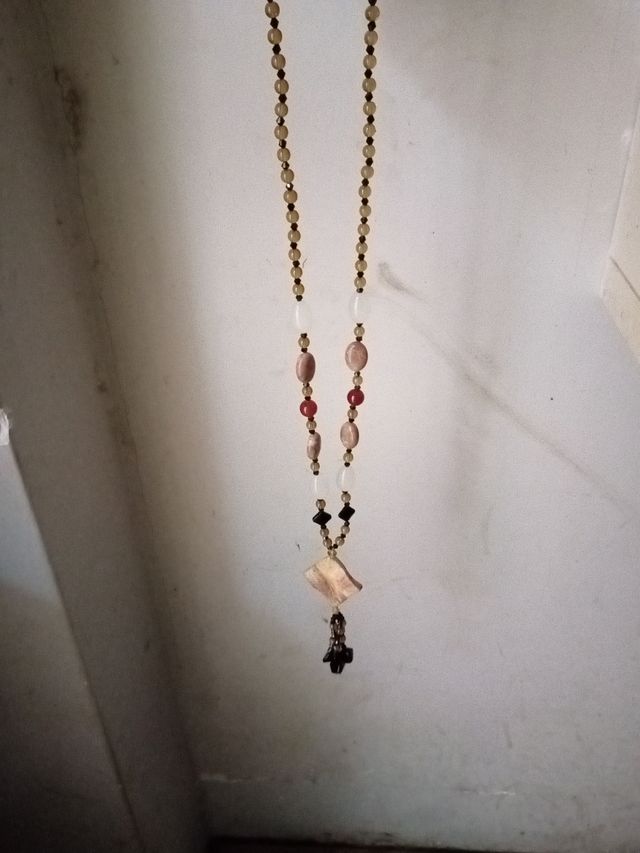 Collana vintage donna con medaglione