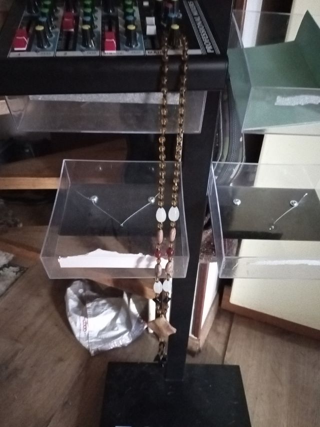 Collana vintage donna con medaglione