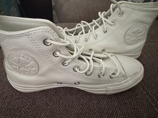 Converse Blancas Piel Talla 37