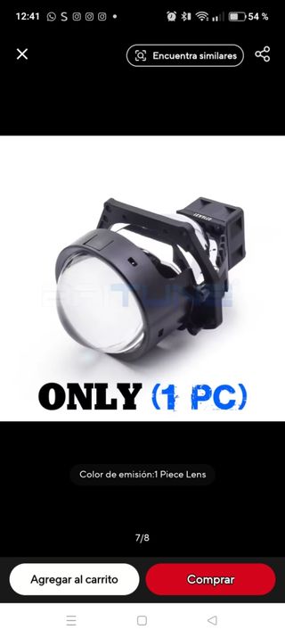 Lente Proyector Bi faro LED 3.0 HDYEGIOU