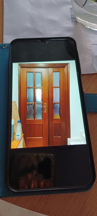 Puertas de madera con cristal