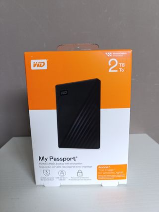 WD 2TB My Passport Disco Duro Portátil