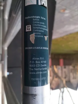 Andamio de aluminio Altrex Pro Rs Tower 34