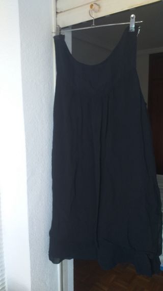 Vestido Negro Zara con Pedrería