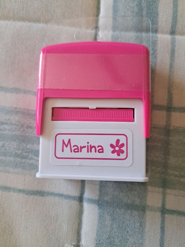 Sello personalizado Marina con flor