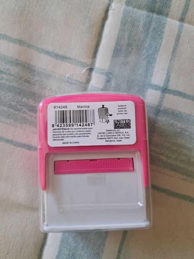 Sello personalizado Marina con flor