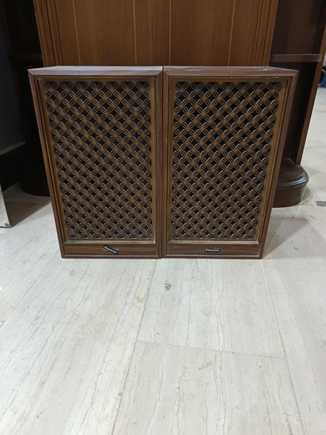 Casse Stereo Panasonic Marroni