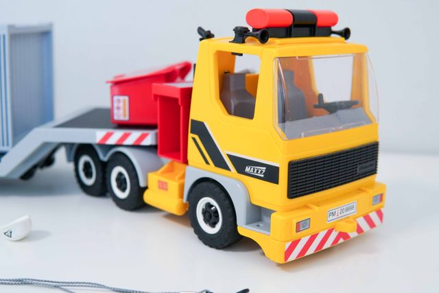 Playmobil 9898 Cargador Bajo con Contenedor